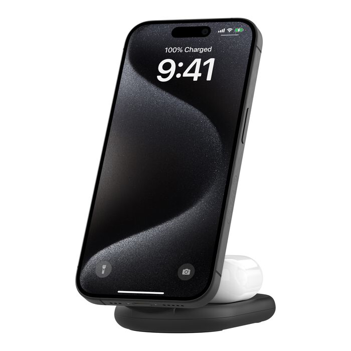 Belkin - 2-in-1 Magnetic Foldable Wireless Charger with Qi2 15W